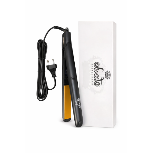 PROSTOWNICA SWEET PROFESSIONAL TYTANOWO-CERAMICZNA slim dłuzsze płytkikeratyna nanoplastia botox stylizacjaNA Z DŁUGIMI PŁYTKAMI